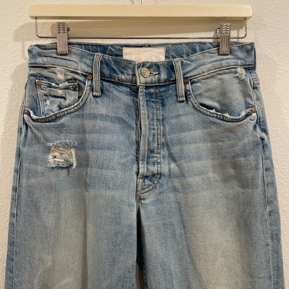 MOTHER Superior The Tomcat in The Confession Straight Leg Denim Size 26 - Picture 6 of 15